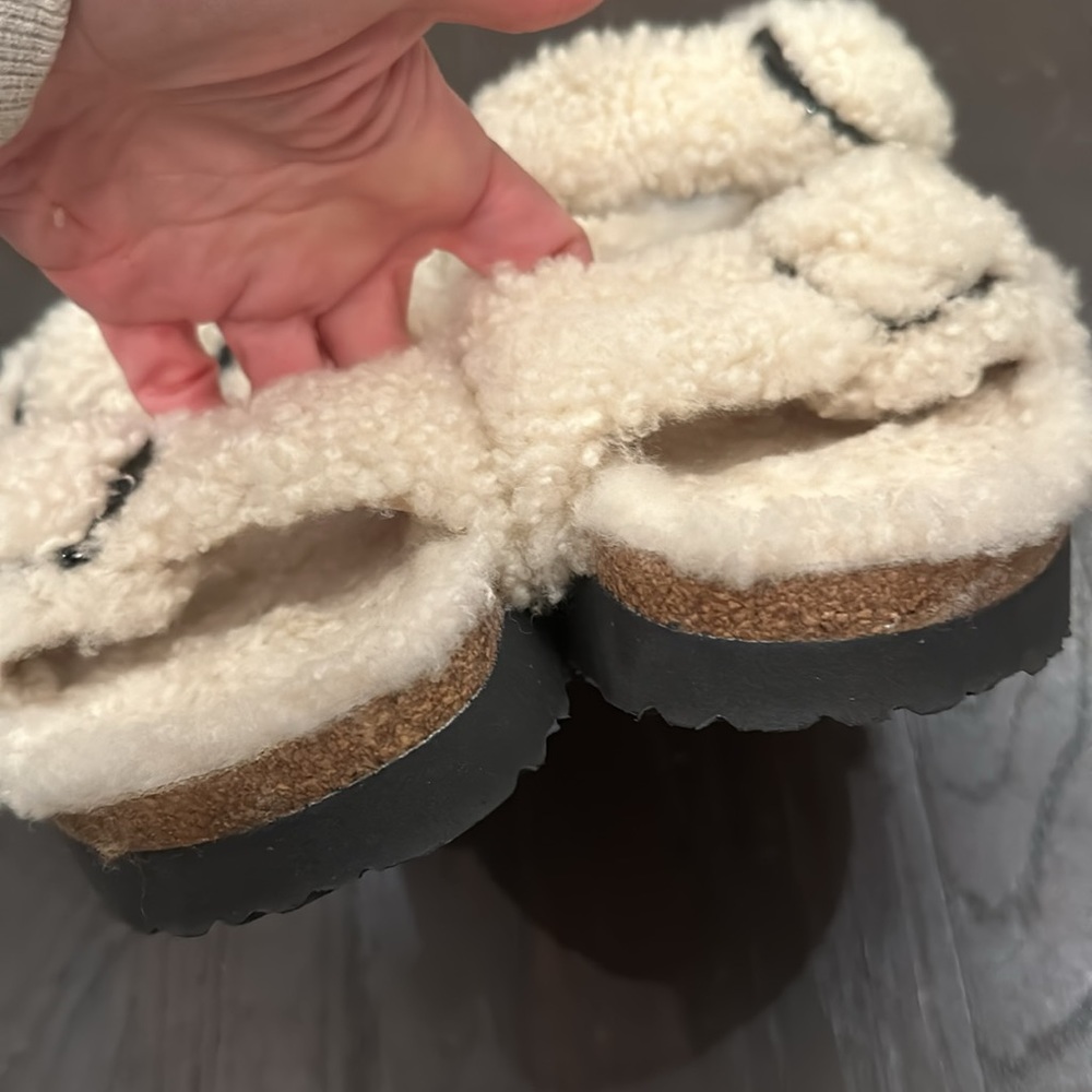 BIRKENSTOCK SHERPA SANDALS - Picture 4 of 5